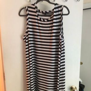 Black and White Striped dress